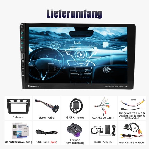 DAB+ 9" Stereo Carplay Android 14 Autoradio Für Audi A6 4B2 4B5 C5 1997-2005 GPS - Bild 15 von 15