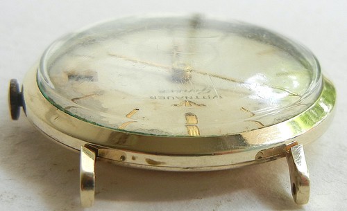 VINTAGE WITTNAUER GENEVE MEN'S C11K 17 JEWELS 10K RGP CALENDAR WRIST WATCH - Picture 9 of 11