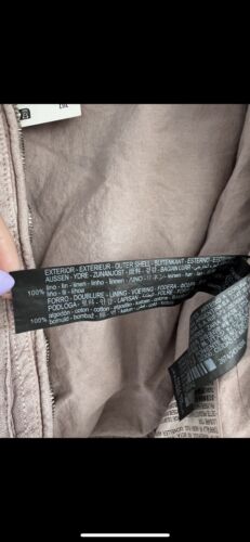 ZARA new short cropped 100% linen brown pink GRETA bomber summer jacket size L - Picture 9 of 10