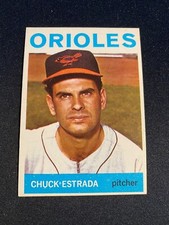 1964 TOPPS BASEBALL #263 CHUCK ESTRADA!! $1 SHIPPING!!