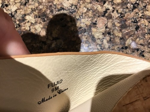 Donald J. Pliner Womens Fuji 2 Patent Cork Toe-Ring Sandal, Natural 9 M NWOB - Picture 6 of 7