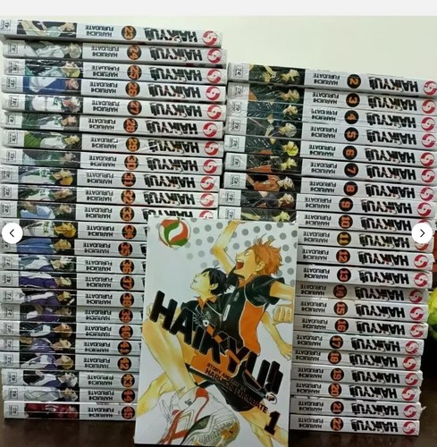 Haikyuu Set Manga Vol 1-45 Haikyu!! Fumetto inglese Haruichi Furudate - Expedite - Foto 1 di 10