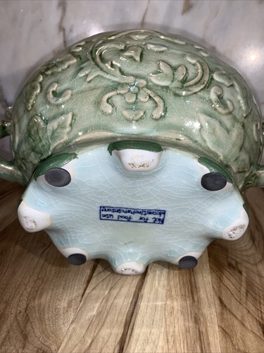 Vintage Decorative Ceramic Centerpiece Decor Jar 11” X 12” - Picture 6 of 6