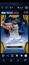 Topps Bunt '24 Five Star 24 Luis Matos Blue Signature Super Rare DIGITAL