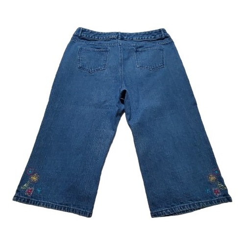 Christopher & Banks bestickte Capri Cropped-Jeans mit Blumensaum Damengröße 16 - Bild 3 von 19