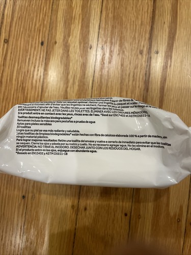 No 7 Biodegradable Makeup Removing Wipes 30 Wipes Suitable Sensitive Skin New - Picture 4 of 5