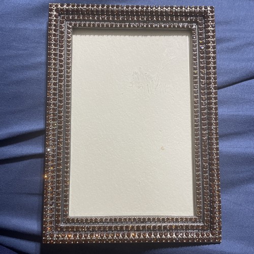 SELTENER OLIVIA RIEGEL ORANGE/BERNSTEIN SWAROVSKI KRISTALL RAHMEN 4x6 - Bild 5 von 11