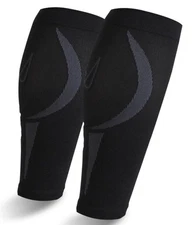 Rubymont True graduated compression calf sleeves with Kinesiology support Small