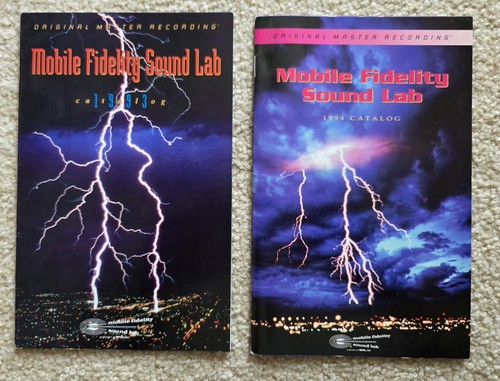 Vintage 1993 + 1994 MOBILE FIDELITY SOUND LAB CD Compact Disc Catalog Lot Of 2 - Imagen 1 de 2