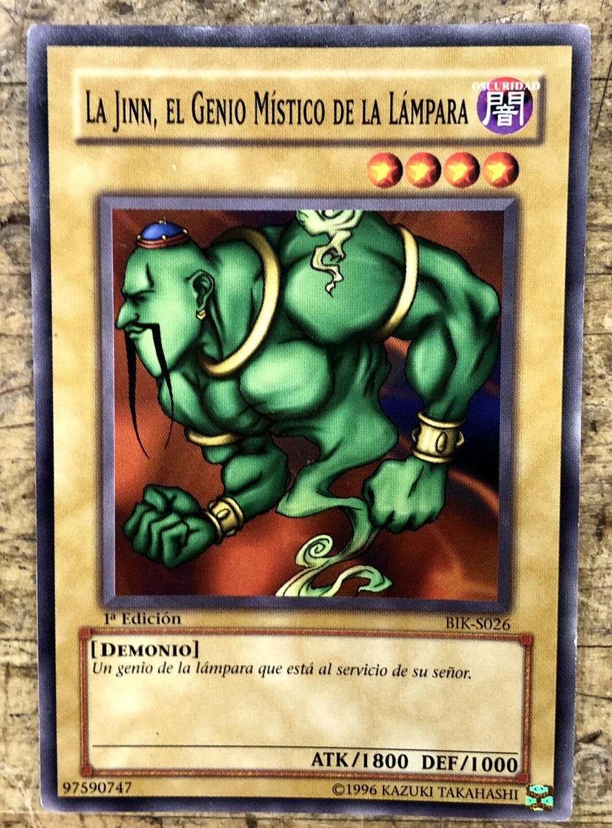 Yugioh Spanish 1st Edition La Jinn the Mystical Genie of