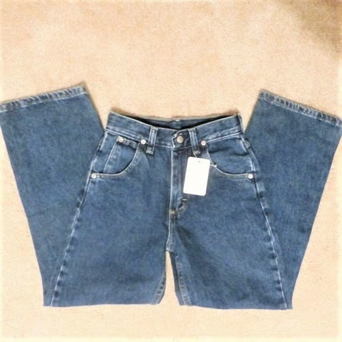 WRANGLER BOY'S JEANS, SIZE 10 Slim Adjustable Waist 100% Cotton - Picture 2 of 5