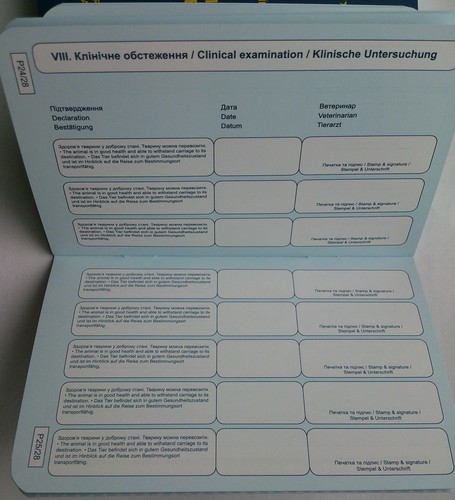 Internationaler Tierausweis saubere Formulare Heft - Bild 10 von 15