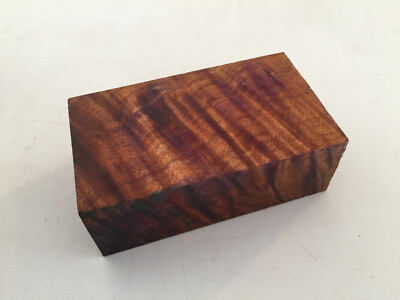 Box Elder Burl Stabilized Blank - 1.6 x 2.6 x 4.6''  box mod game call - ''  #119