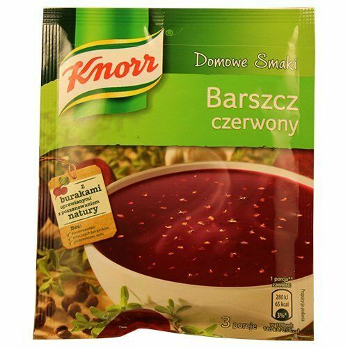 Knorr Barszcz Czerwony rot Borschtsch Mix 53g Tasche (3er-Pack) kostenloser Versand - Bild 3 von 3