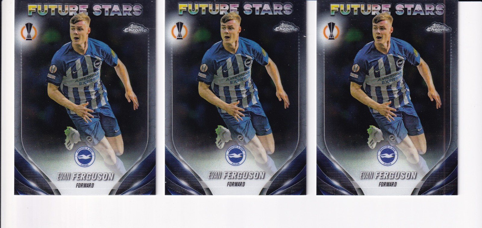 2023-24 Topps CHROME UEFA CLUB COMPETITIONS FUTURE STARS EVAN FERGUSON (3)