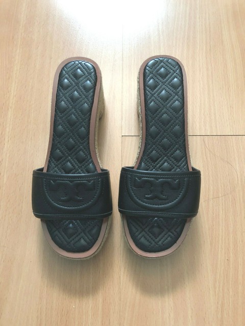 tory burch espadrille slide