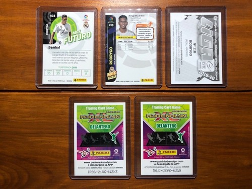 RODRYGO ROOKIE REAL MADRID PANINI 19-20 x 5 (MEGACRACKS+LIGA ESTE) - Zdjęcie 2 z 2