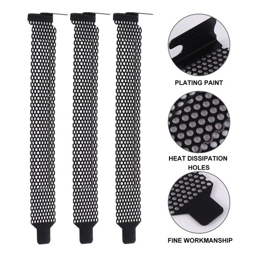 20 PCS Heat Dissipation Dustproof Cover Vented Pci Slot Covers Bracket - Afbeelding 8 van 22