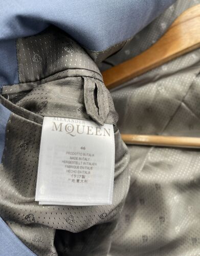 Men’s Alexander McQueen 2 Piece Trousers Suit Wool & Mohair Size 46 W32" - Picture 10 of 10