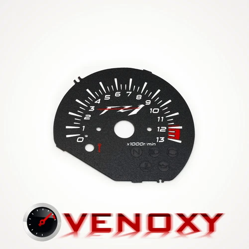 Yamaha FZ1 2006-2015 Gauge Face Dial BLACK