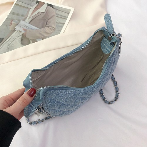 Women Crossbody Shoulder Handbag Denim Fabrics for Birthday/Any Anniversary Gift - Picture 20 of 21