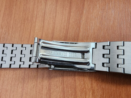 Nos Citizen Bracelet Curve end 20mm Nice fit diver 68-5372 Solid links. - Picture 6 of 7