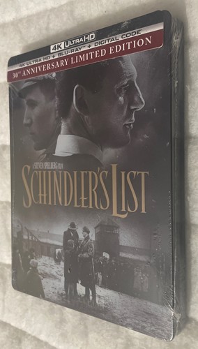 Schindler’s List Steelbook 4k UHD + Blu-ray + Digital 30th Anniversary Edition - Foto 7 di 13