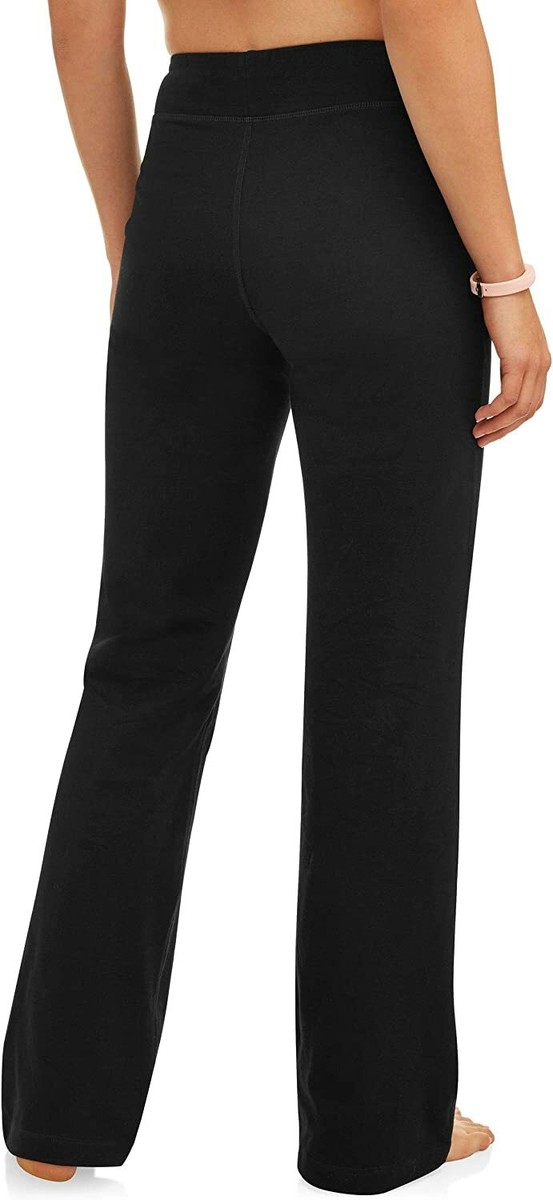 Athletic Works Women's Bootcut Fit Dri-More Core Cotton Blend Yoga Pants  Availab