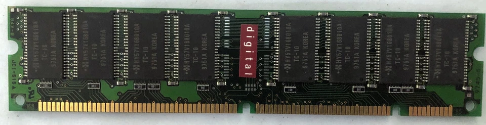 32MB Hyundai HYM7V64400 TFG-10 AC Desktop SDRAM Memory PC-66 - Image 2 of 2