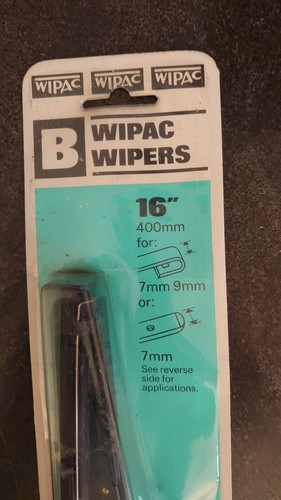 A Pair of 16" Vintage Wipac Wiper Blades - Mercedes 200, Volvo 245, Lamborghini - Picture 4 of 5