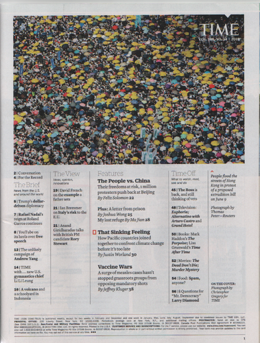 TIME Magazine    June 24, 2019    OUR SINKING PLANET - Imagen 2 de 2