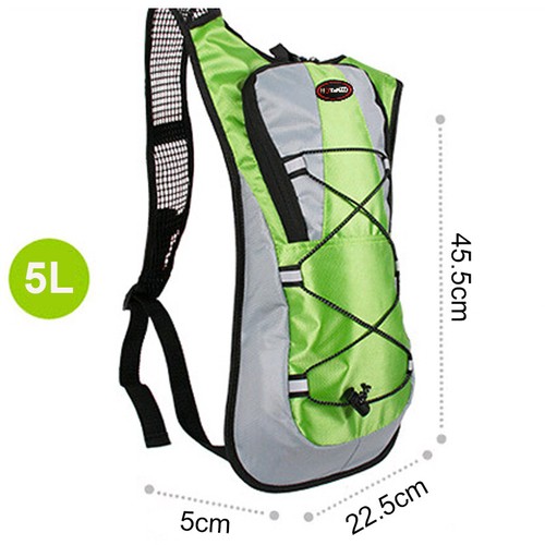 Men Travel Backpack Water Bladder For Hiking Camping Hydration Pack Shoulder Bag - Picture 6 of 15