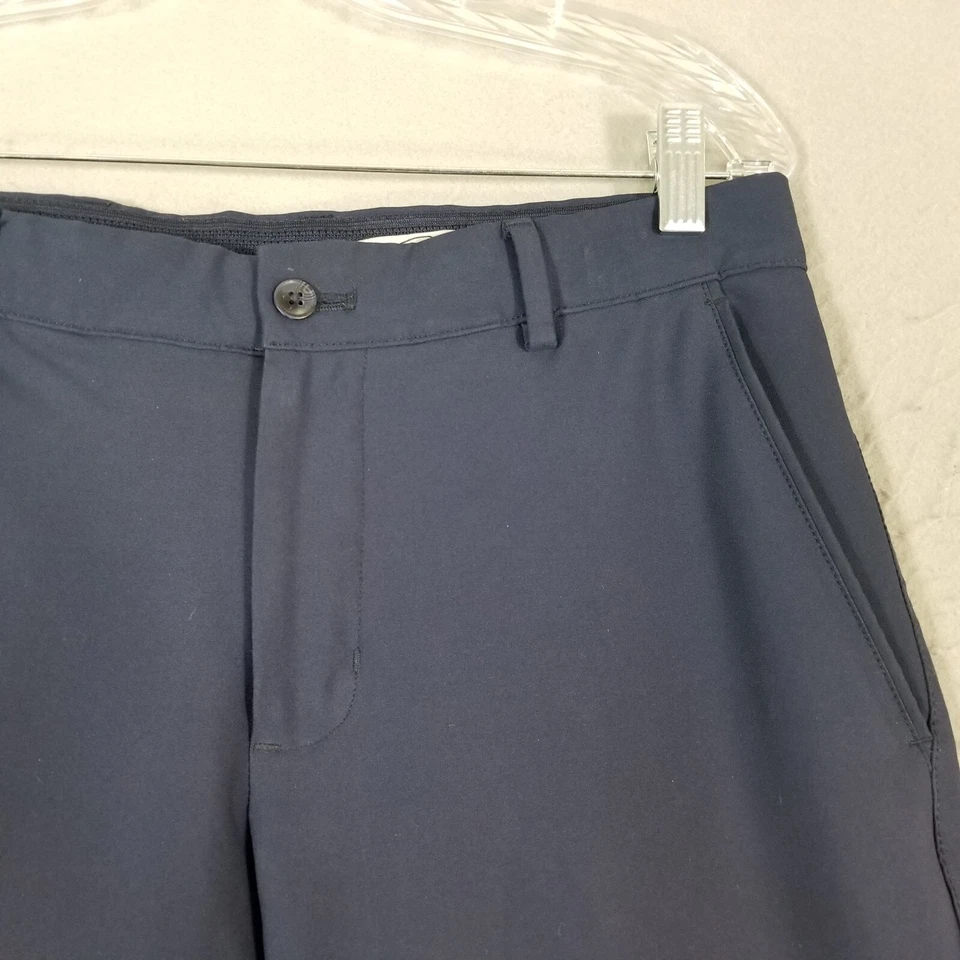 Greg Norman Pantalones de Golf Hombre 32x30 Slim Recto Azul Flex Elástico Dri-Fit Sport Foto 4 de 4