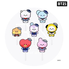 BTS BT21 Official Goods minini marin Series Hand Fan + Tracking Number