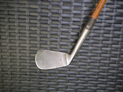 Antique Vintage Wood Shaft Tom Stewart Mashie Niblick 39* D 8 - Bild 4 von 17