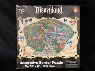 DISNEYLAND PARK BRAND NEW DECORATIVE BOARDER PUZZLE 1000 PIECES *SEALED* DISNEYLAND PARK BRAND NEW DECORATIVE BOARDER PUZZLE 1000 PIECES *SEALED*