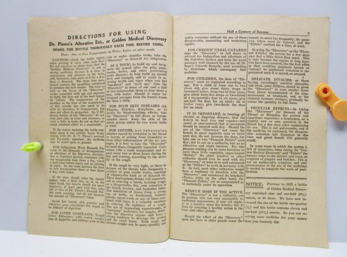 Vintage - CHRONISCHE KRANKHEITEN Broschüre - Dr. Pierce's angenehme Pellets & mehr - Bild 3 von 8