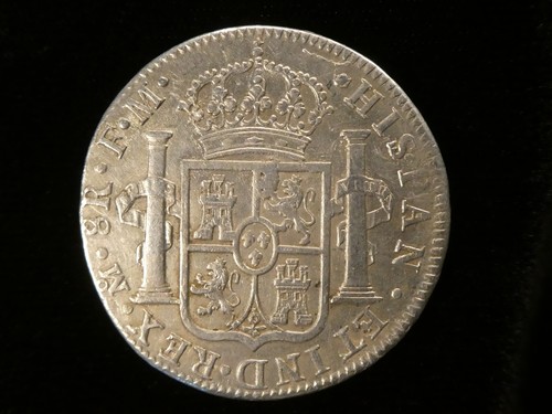 1792 Mexiko Silber 8 Reales Spanischer Kolonial Dollar schöne Erhaltung - Bild 2 von 2