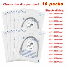100 PCS Dent Heat Thermal Activated Niti Rectangular Arch Wire Ovoid Form OR