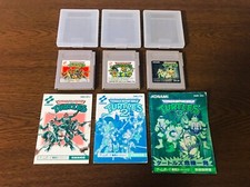(Set of 3) Nintendo Game Boy Teenage Mutant Ninja Turtles TMNT 1 2 3 Japan GB