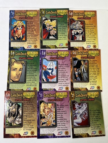 Lady Death/Medieval Witchblade Lethal Ladies 2002 Comic Images 50 Card LOT - Picture 8 of 8