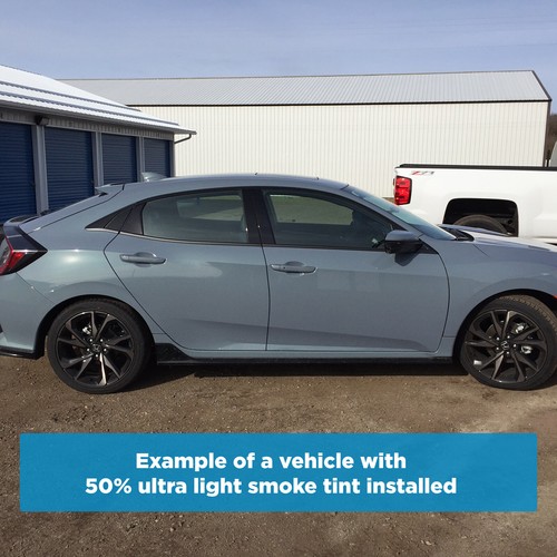 For SEAT Toledo 5-door Hatchback 2012-16 Pre Cut Window Tint 0% Blackout Film - Picture 7 of 10