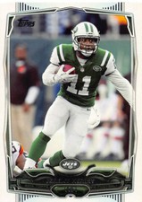 Jeremy Kerley 2014 Topps Football base card #1 New York Jets