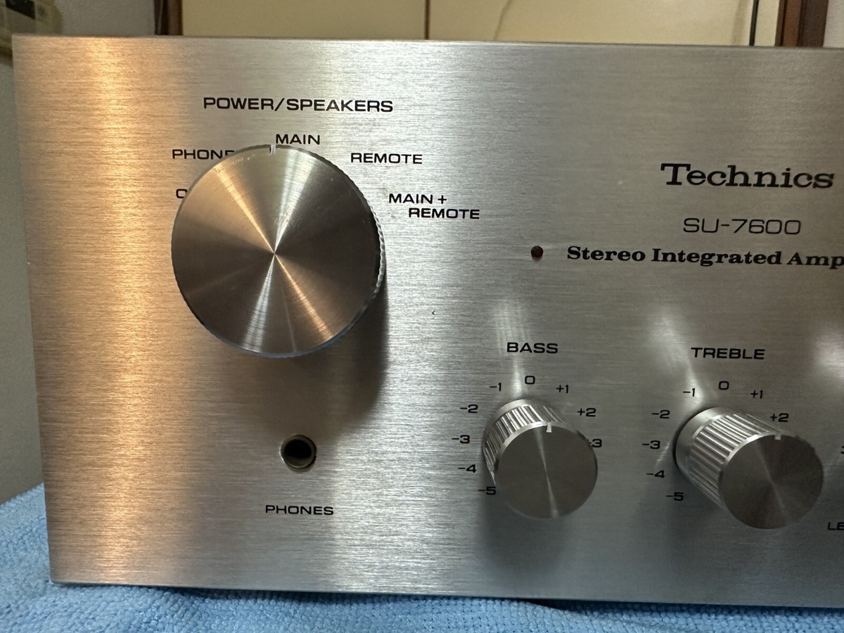 Technics SU-7600 Vintage Stereo Integrated Amplifier working