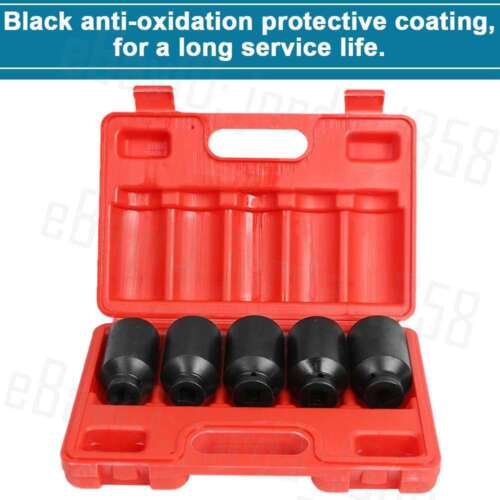 AU 1/2" Axle Hub Drive Deep Impact Nut Hex Socket Set 30mm 32mm 34mm 35mm 36mm - Picture 8 of 12