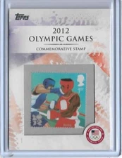 RARE 2012 TOPPS OLYMPIC COMMEMORATIVE STAMP CARD #CS-20 ~ BOXING ~ MULTIPLES