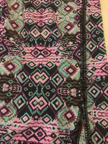 VSX Rosa Nera Stampa KNOCKOUT YOGA CAPRI S Victoria's Secret Sport - Foto 2 di 3