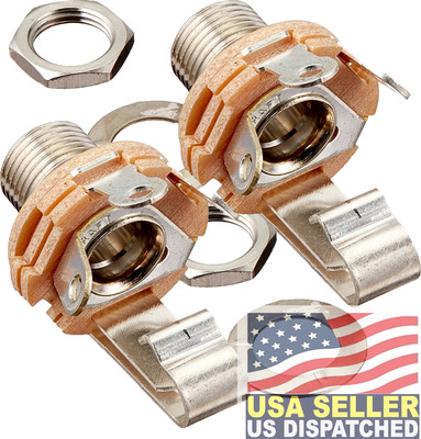 Switchcraft 12A, 1/4 6.35 mm, Mono Chassis Guitar Jack Input Output