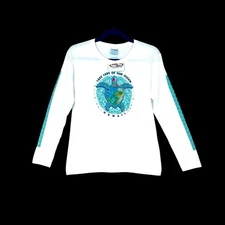 Crazy Shirts Hawaii Shirt Men's Size Small Ocean Blue Turtle Graphic Cotton Tee