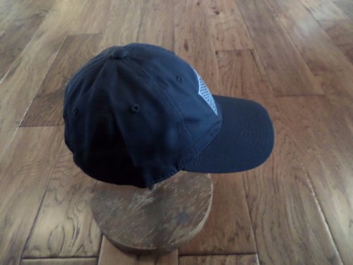 U.S American Flag Relaxed Ripstop Hat Cotton Polo Black Tonal Baseball Cap - Picture 9 of 12